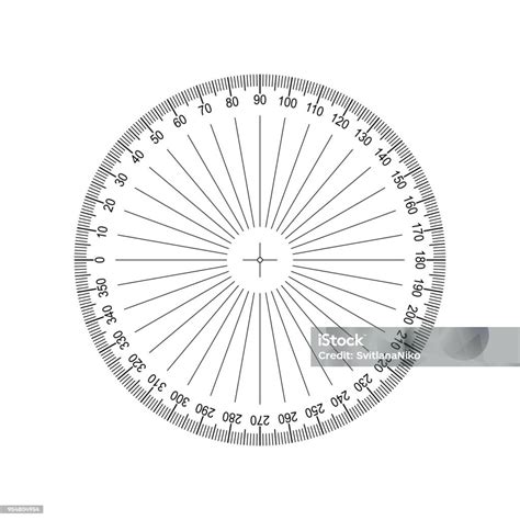 Circular Protractor Protractor Grid For Measuring Degrees Tilt Angle Meter Measuring Tool