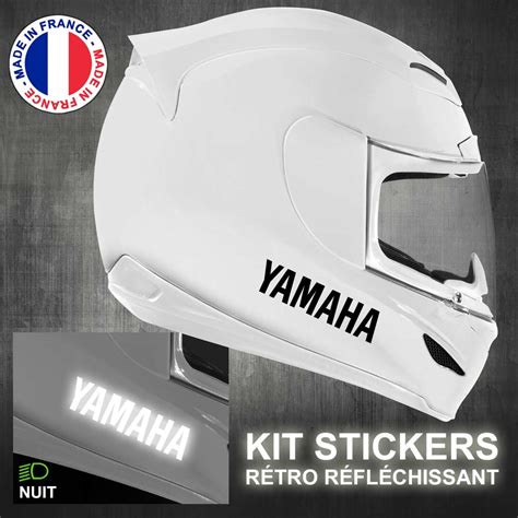 Stickers Yamaha R Fl Chissant Autocollant Casque Moto