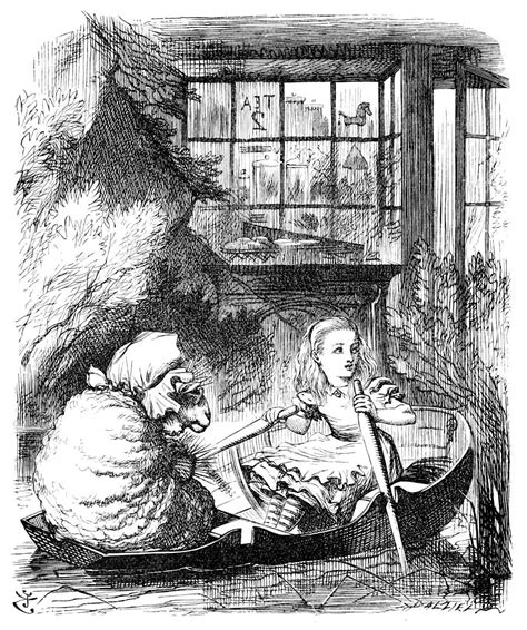 Book Illustration From Through The Looking Glass And What Alice Found There 1871 Alice In