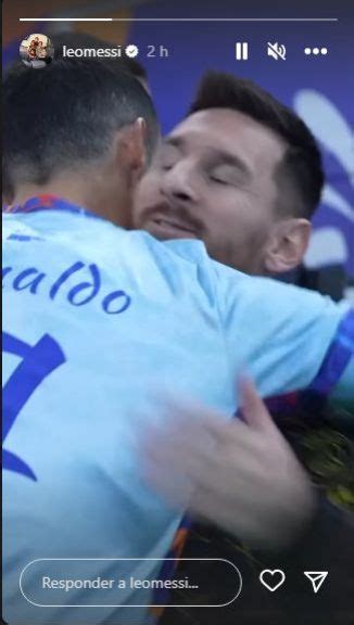 Cristiano Ronaldo posteó una foto con Messi y el argentino le respondió