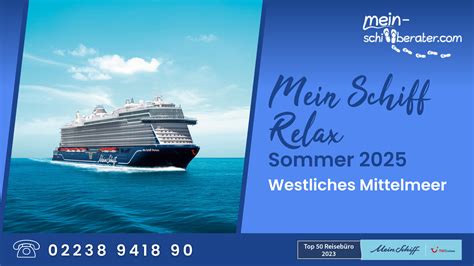 Mein Schiff Relax Sommer 2025 Mein Schiffberater