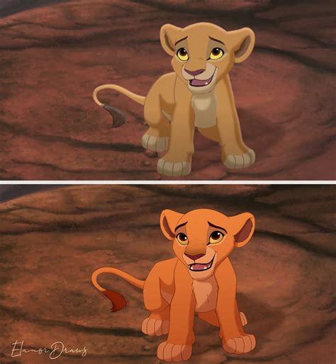 The Lion King 2 Screencap Redraw Kiara By Elanordraws On Deviantart