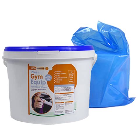 Gym Wipes 1500 Sheet Buckets And Refills Hygiene4less