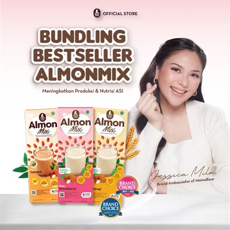 Jual Mamabear Almonmix Best Seller Bundling Susu Pelancar Asi Almond