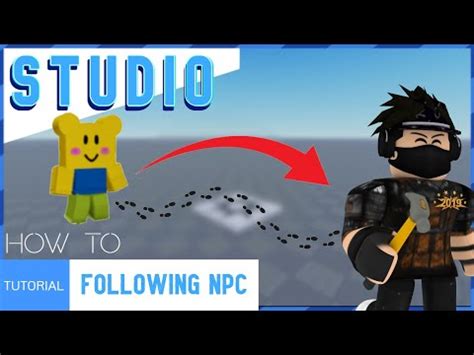 Roblox Studio How To Make A Following Npc Youtube