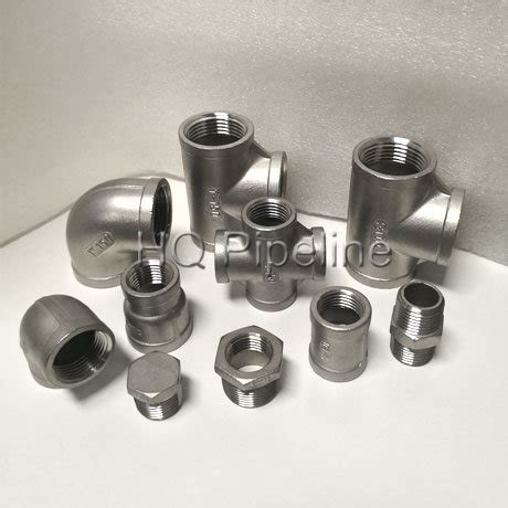 Stainless Steel Npt Bsp Bspt Threaded Pipe Fittings China