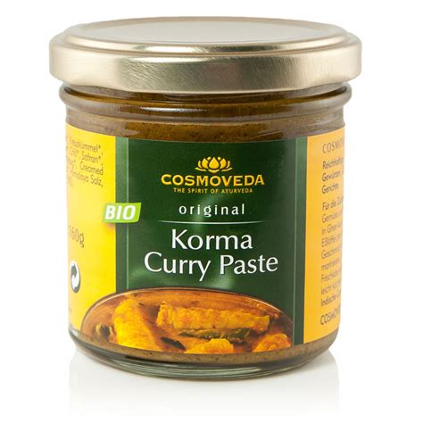 Cosmoveda Korma Curry Paste Bio Naturpur Shop