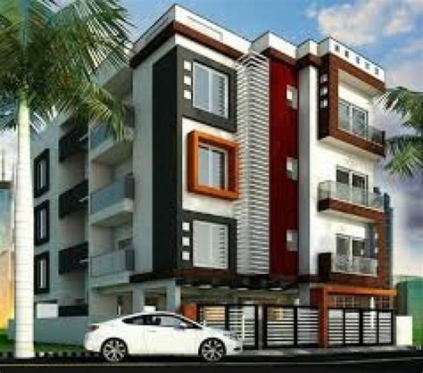 4 Storey Apartment Elevation Best Exterior Design Architectural Plan