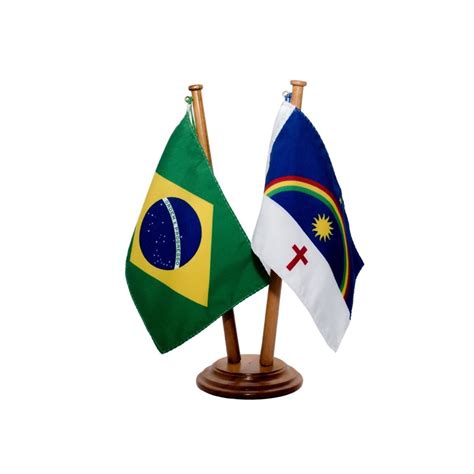 Bandeira De Mesa Brasil E Pernambuco 12x17cm 014418 Elo7