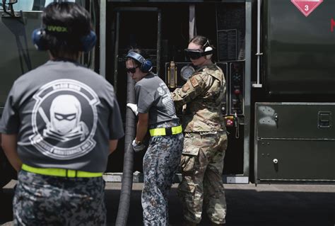 JASDF Performs F Hot Pit Refuel At Andersen AFB Andersen Air Force