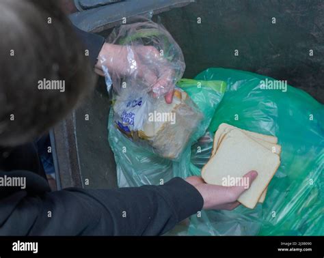 Food Waste Bin Waste Rescue Stock Photo Alamy