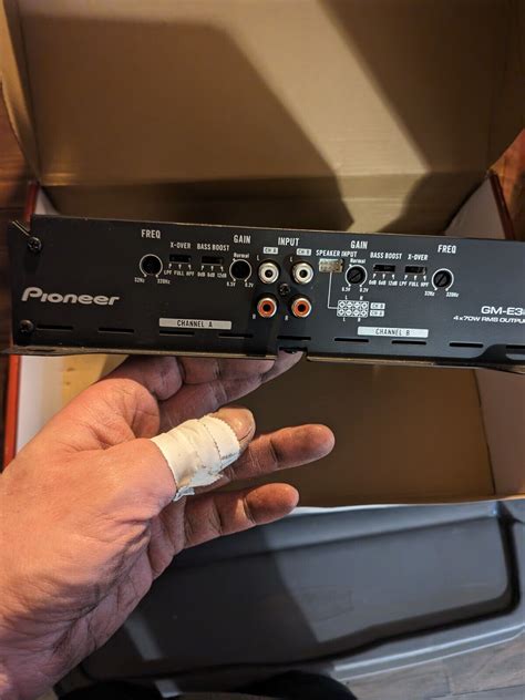 Pioneer Gm E X W Channel Car Amplifier Gme X With Box