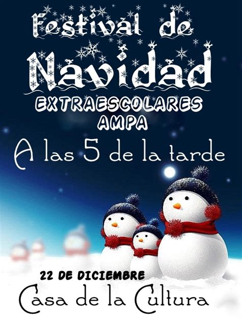 Ampa C E I P Eduardo L Pez Palop Festival De Navidad Extraescolares