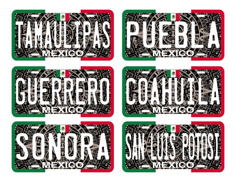 Купить Ибей Placas Auto Todos Los Estados De Mexico Car Plate Mexico