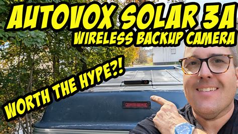 Say Goodbye To Blind Spots Autovox Solar 3A Plus Wireless Backup