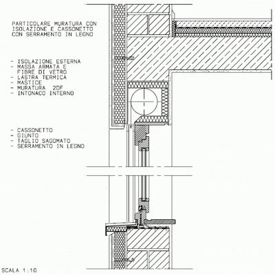 Muratura Isolata Con Serramento In Legno E Cassonetto Ediliziainrete It