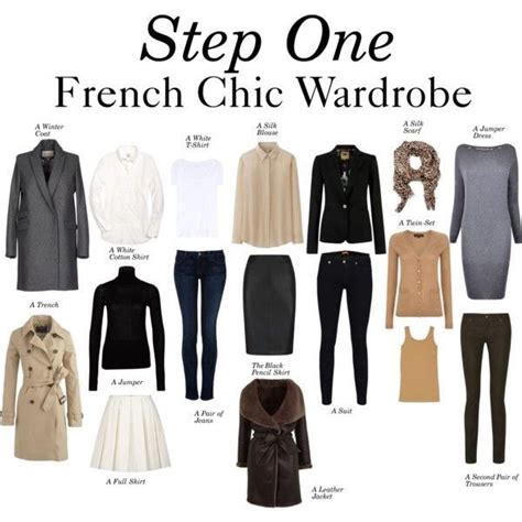 Step One French Chic Wardrobe By Charlotte Mcfarlane On Polyvore By