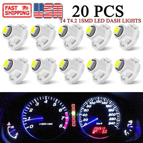 White T T Neo Wedge Dash A C Climate Control Hvac Switch Led Light