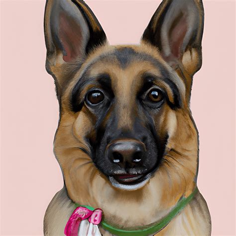 Female German Shepherd Kawaii Chibi Graphic · Creative Fabrica