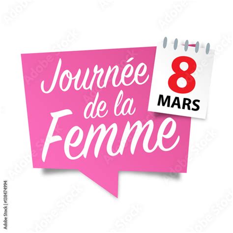 Journée De La Femme 8 Mars Fichier Vectoriel Libre De Droits Sur La