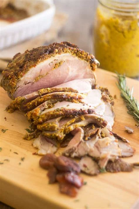 Apricot Mustard And Rosemary Cold Pork Roast • The Healthy Foodie