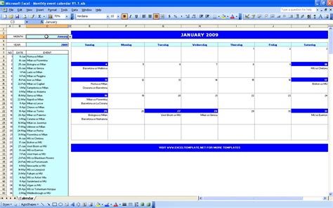 Monthly Schedule Template Excel | task list templates