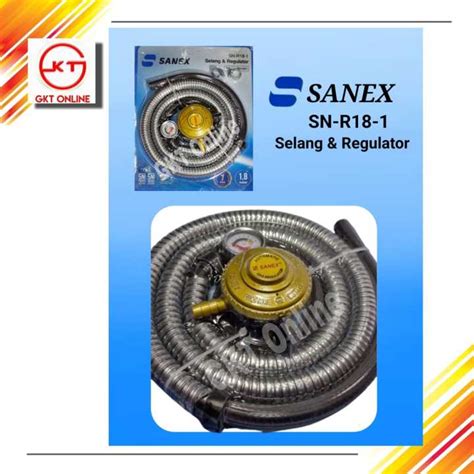 Selang Gas Paket Sanex Sn R Selang Gas Paket Regulator Meter