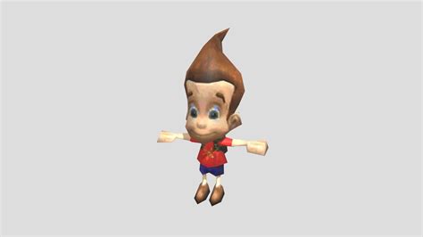 Nicktoons Unite Ds Jimmy Neutron 3d Model By Robertterry812 731c6cd