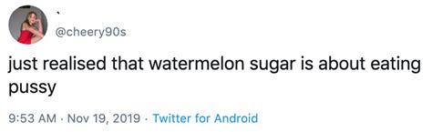 Watermelon Sugar Meaning