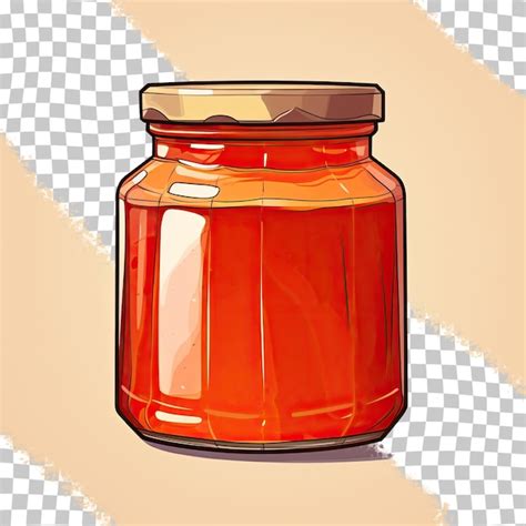 Pot Confiture Dessin Psd Mod Les Psd Gratuits De Haute Qualit