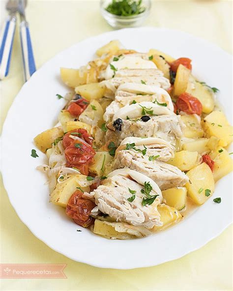 Pechugas De Pollo Al Horno Con Patatas Receta FÁcil Y Rápida