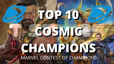 Top Best Cosmic Champions In Mcoc June Youtube