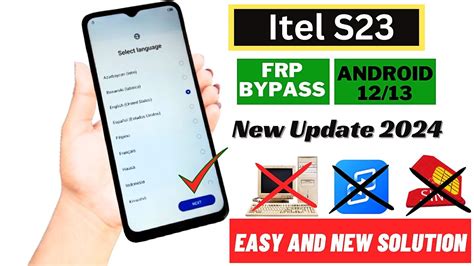 Itel S Frp Bypass Android New Trick Itel L S L