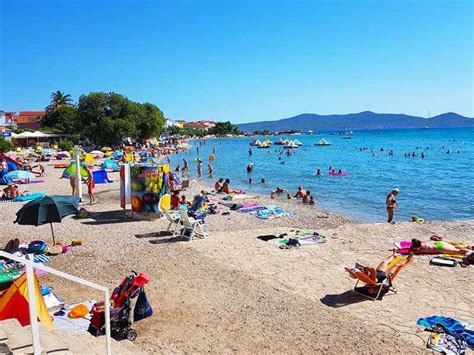 Beaches in Biograd na Moru, Coasts and bays in Biograd na Moru - Description Of Beaches