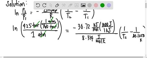 Solved Benzene Has A Heat Of Vaporization Of Kj Mol And A Normal