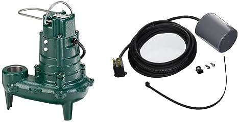 Zoeller Waste Mate 267 Sewage Pump 1 2 HP Heavy Duty Submersible