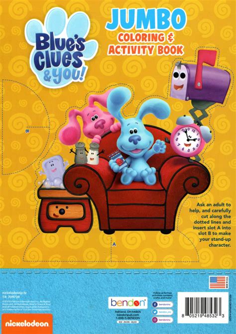 Nickelodeon Blue S Clues You Jumbo Coloring Activity Book Where