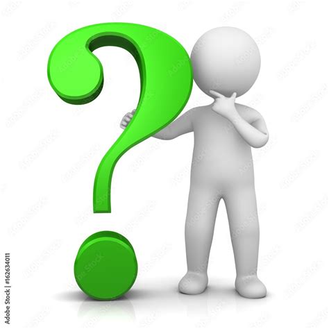 question mark 3d green interrogation point asking sign punctuation mark ...