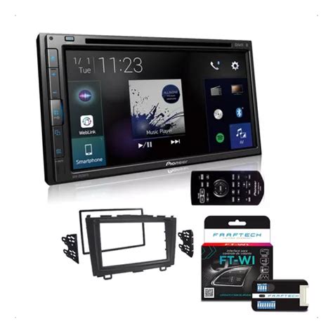 Dvd Pioneer Avh Z 5280tv Moldura Crv Interface De Volante