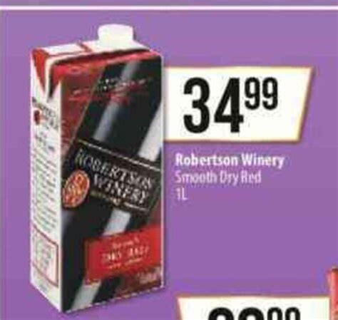 Robertson Winery Smooth Dry Red L Offer At Spar