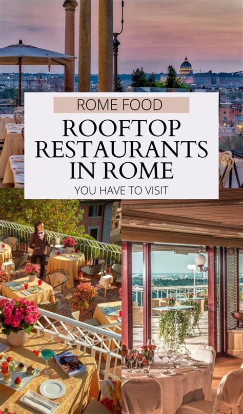 16 Best Rooftop Restaurants In Rome With A View