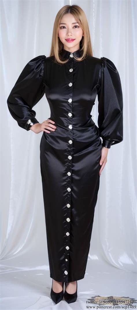 Langerie Dress Cloak Cape Satin Leather Pvc Latex Dress In