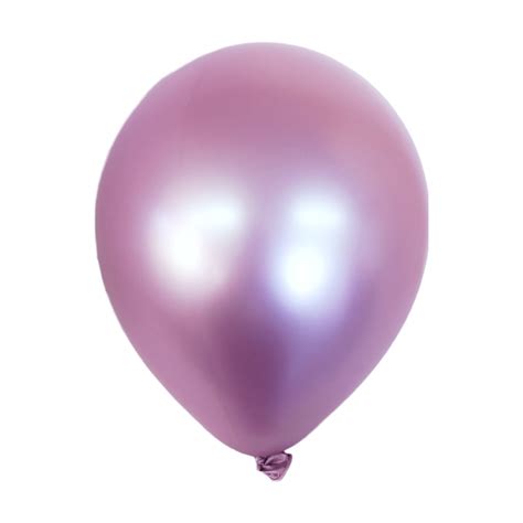 Set 50 Baloane Latex Chrome Metallic Pink 30 Cm ROC BAL 3 NR 10 Rocos Ro