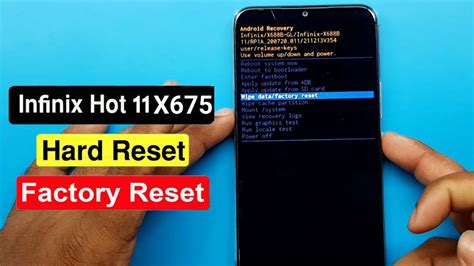 Infinix Hot 11 X675 Hard Reset Pin Pattern Unlock YouTube