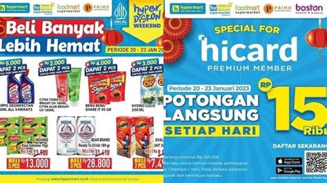 Promo Jsm Hypermart Hari Ini Jumat Januari Bagi Member Ada