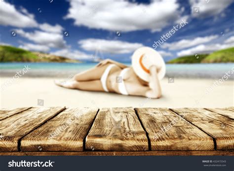 Tropical Hot Summer Landscape Retro Old Stock Photo 432415543 Shutterstock