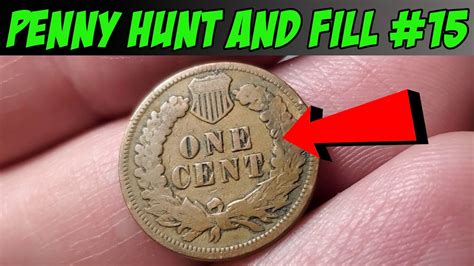 Penny Hunt Fill Old Indian Head Penny Coin Roll Hunting