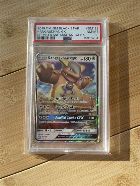 Kangaskhan Gx Sm Psa Card Gem Kangaskhan Box Black Star Promo