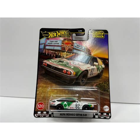 全新 Hot Wheels 風火輪 精裝版 ALFA ROMEO GTV6 3 0 愛快 羅密歐 經典 跑車 膠胎 蝦皮購物