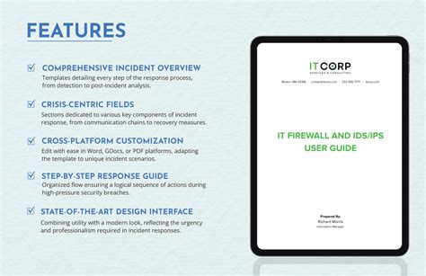 IT Incident Response Checklist Template in Word, PDF, Google Docs ...